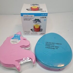 Craftology Foam Shapes Egg and Unicorn Plus Flower Pot‎ Kit